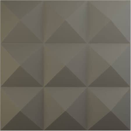 Ekena Millwork 11 7/8in. W x 11 7/8in. H Benson EnduraWall Decorative 3D Wall Panel Covers 0.98 Sq. Ft. WP12X12BEISG